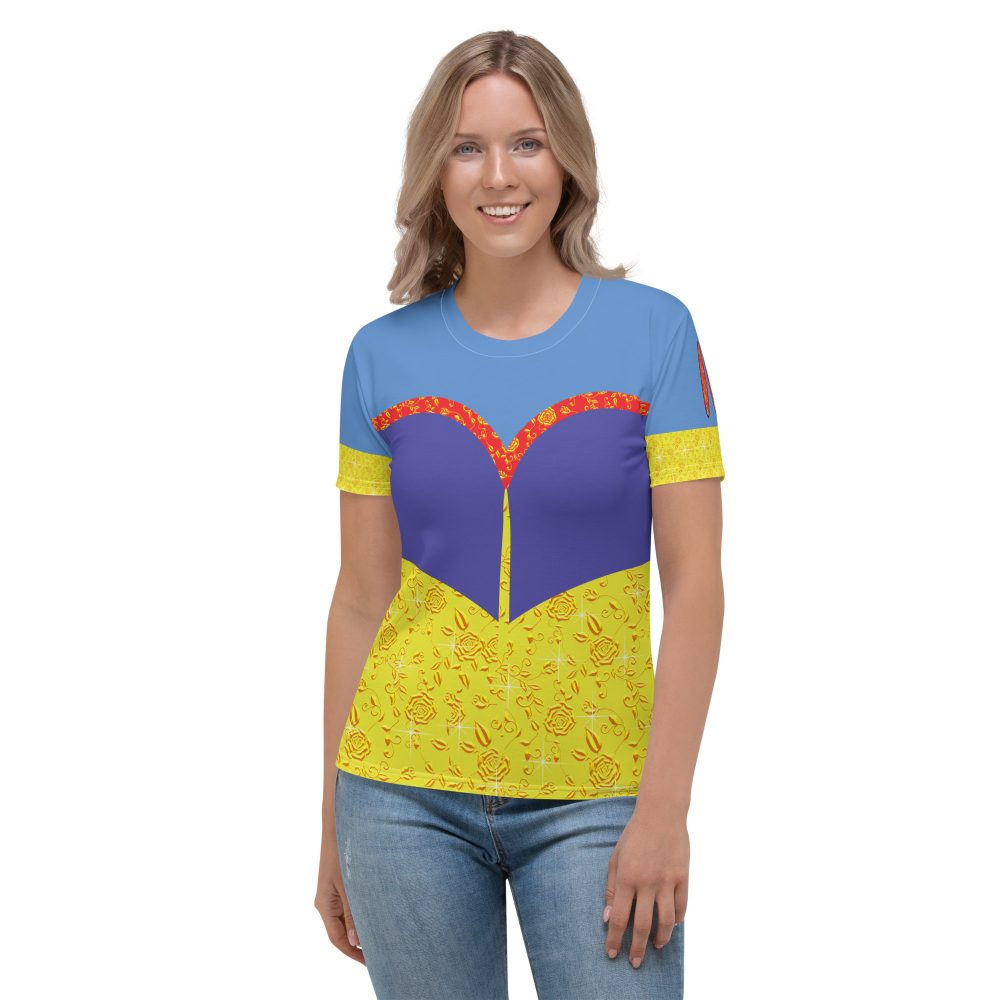 Snow White Costume Cosplay Halloween Women's T-shirt