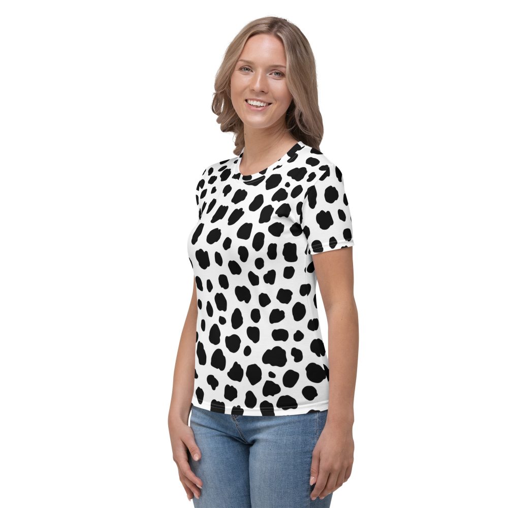 Dalmatian Puppy Dog Cosplay Halloween Costume Women's T-shirt - Image 3