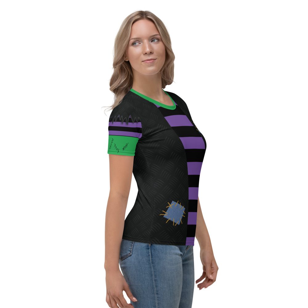 Frankenstein Halloween Cosplay Costume Women's T-shirt - Image 4