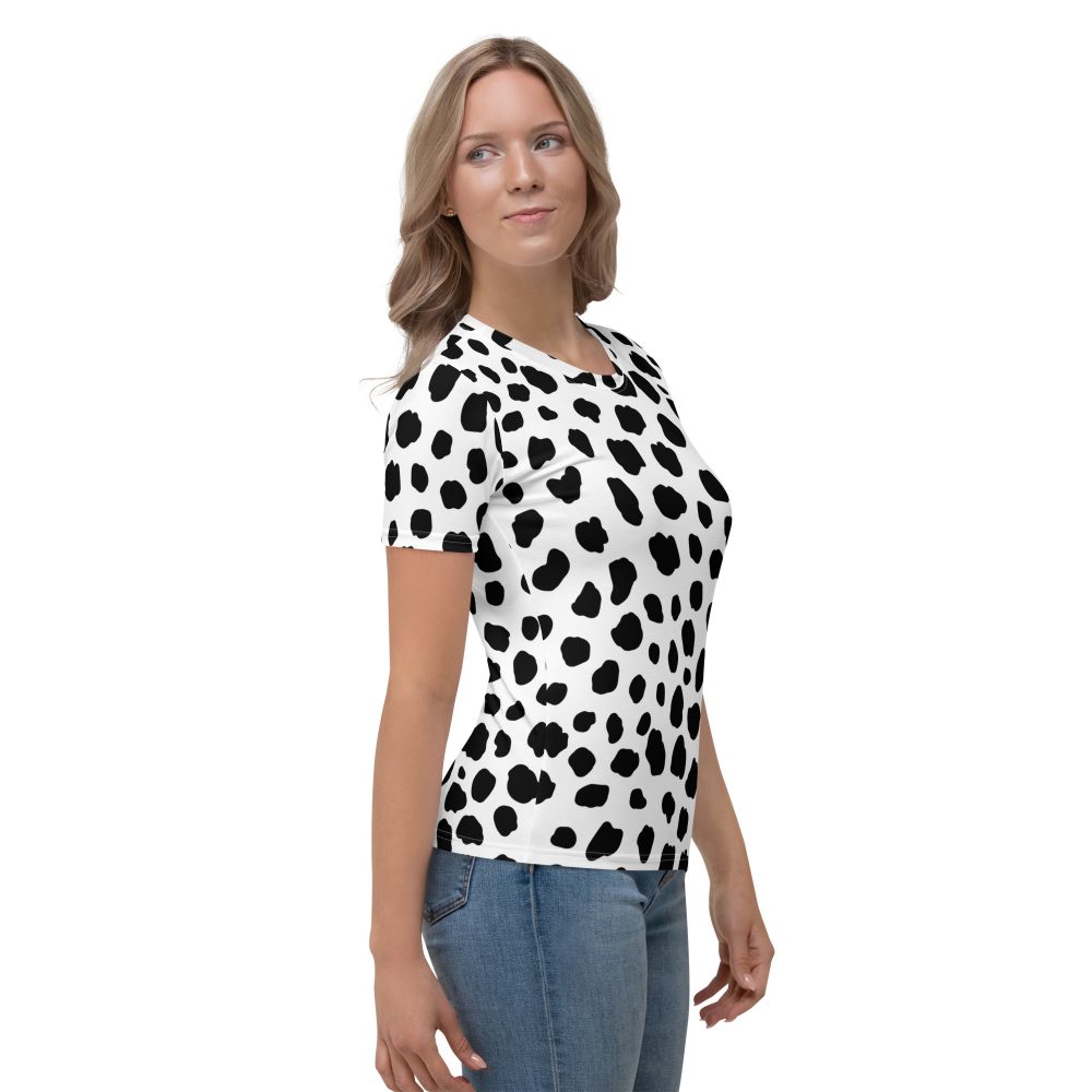 Dalmatian Puppy Dog Cosplay Halloween Costume Women's T-shirt - Image 4