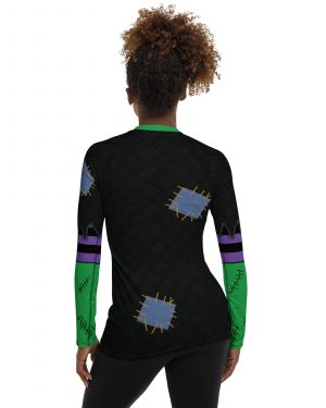 Frankenstein Halloween Cosplay Costume Women’s Rash Guard