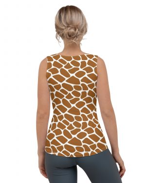 Giraffe Costume Animal Print Safari Halloween Cosplay Tank Top