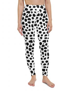 Dalmatian Puppy Dog Cosplay Halloween Costume Yoga Leggings