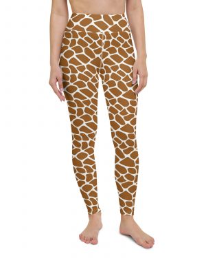 Giraffe Costume Animal Print Safari Halloween Cosplay Yoga Leggings