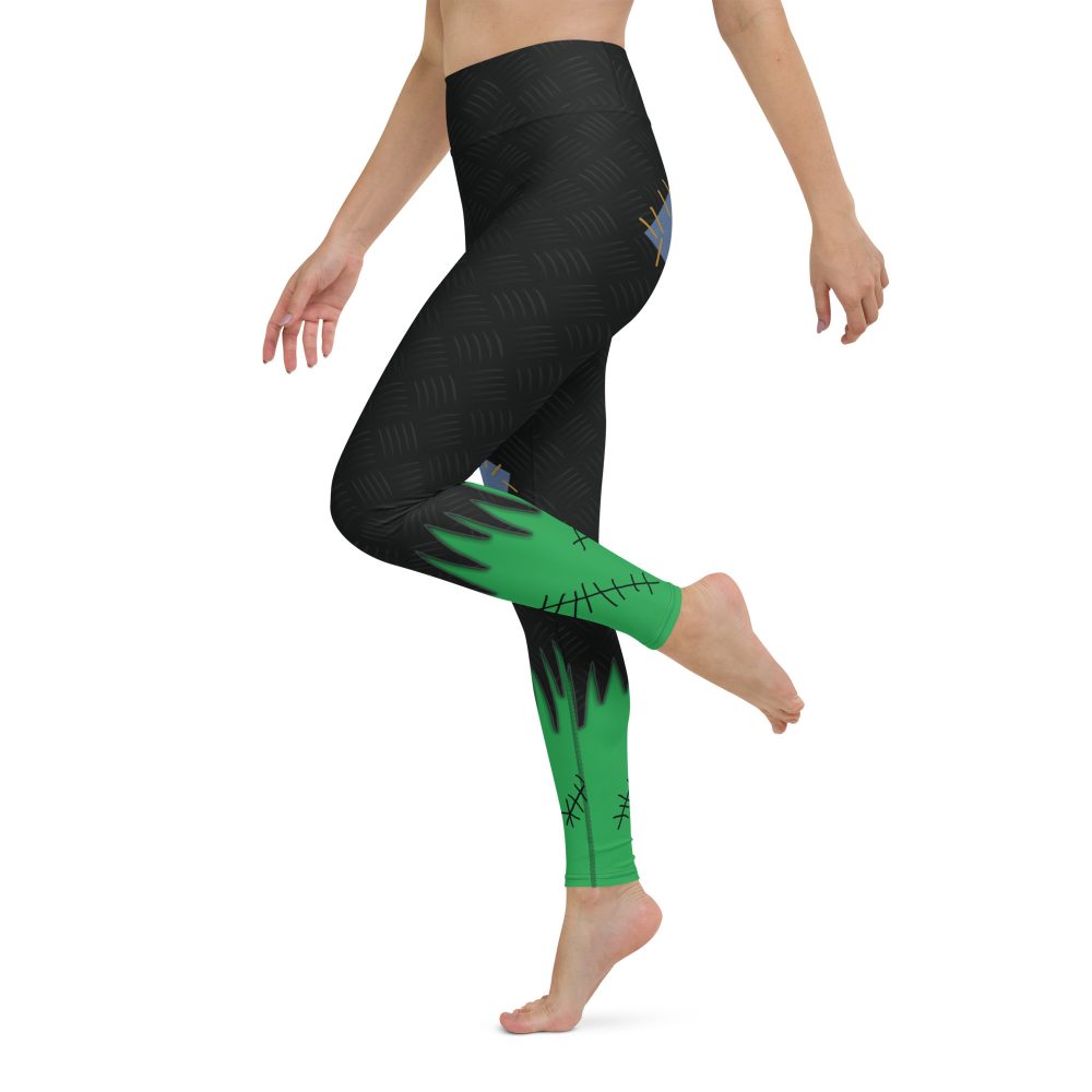 Frankenstein Halloween Cosplay Costume Yoga Leggings - Image 2