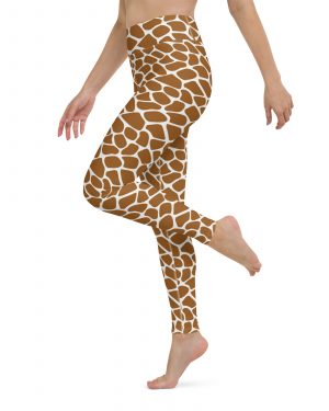Giraffe Costume Animal Print Safari Halloween Cosplay Yoga Leggings