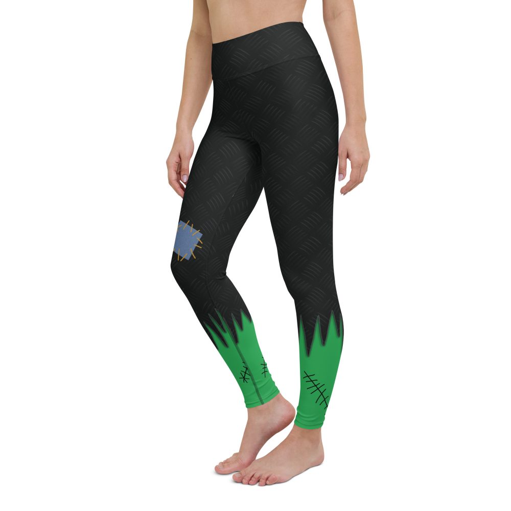 Frankenstein Halloween Cosplay Costume Yoga Leggings - Image 3