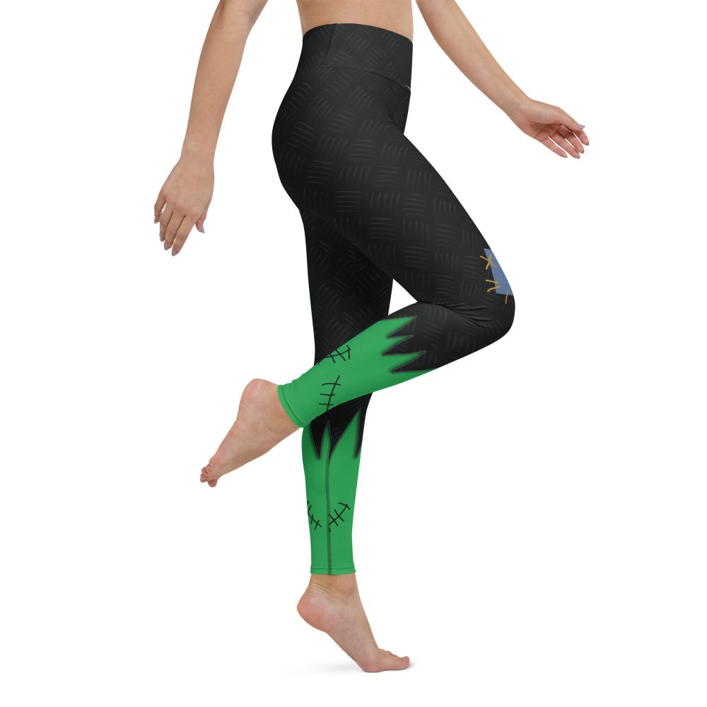 Frankenstein Halloween Cosplay Costume Yoga Leggings - Image 4