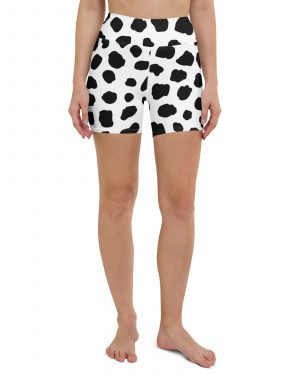 Dalmatian Puppy Dog Cosplay Halloween Costume Yoga Shorts