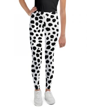 Dalmatian Puppy Dog Cosplay Halloween Costume Youth Leggings