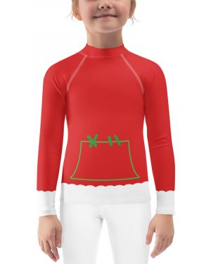 Vanellope Costume Christmas Cosplay Kids Rash Guard