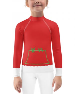 Vanellope Costume Christmas Cosplay Kids Rash Guard