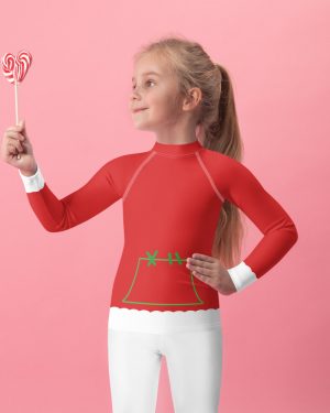 Vanellope Costume Christmas Cosplay Kids Rash Guard