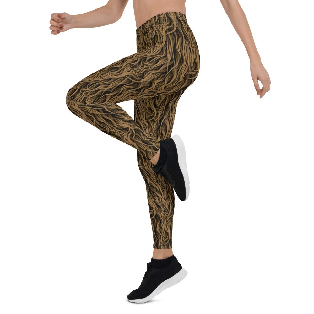 Sasquatch Big Foot Chewbacca Halloween Cosplay Costume Leggings - Image 4