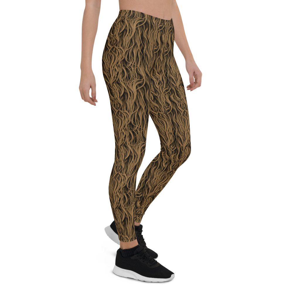 Sasquatch Big Foot Chewbacca Halloween Cosplay Costume Leggings - Image 5