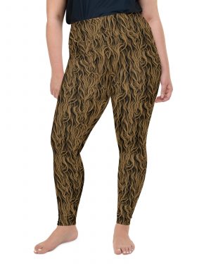 Sasquatch Big Foot Chewbacca Halloween Cosplay Costume Plus Size Leggings