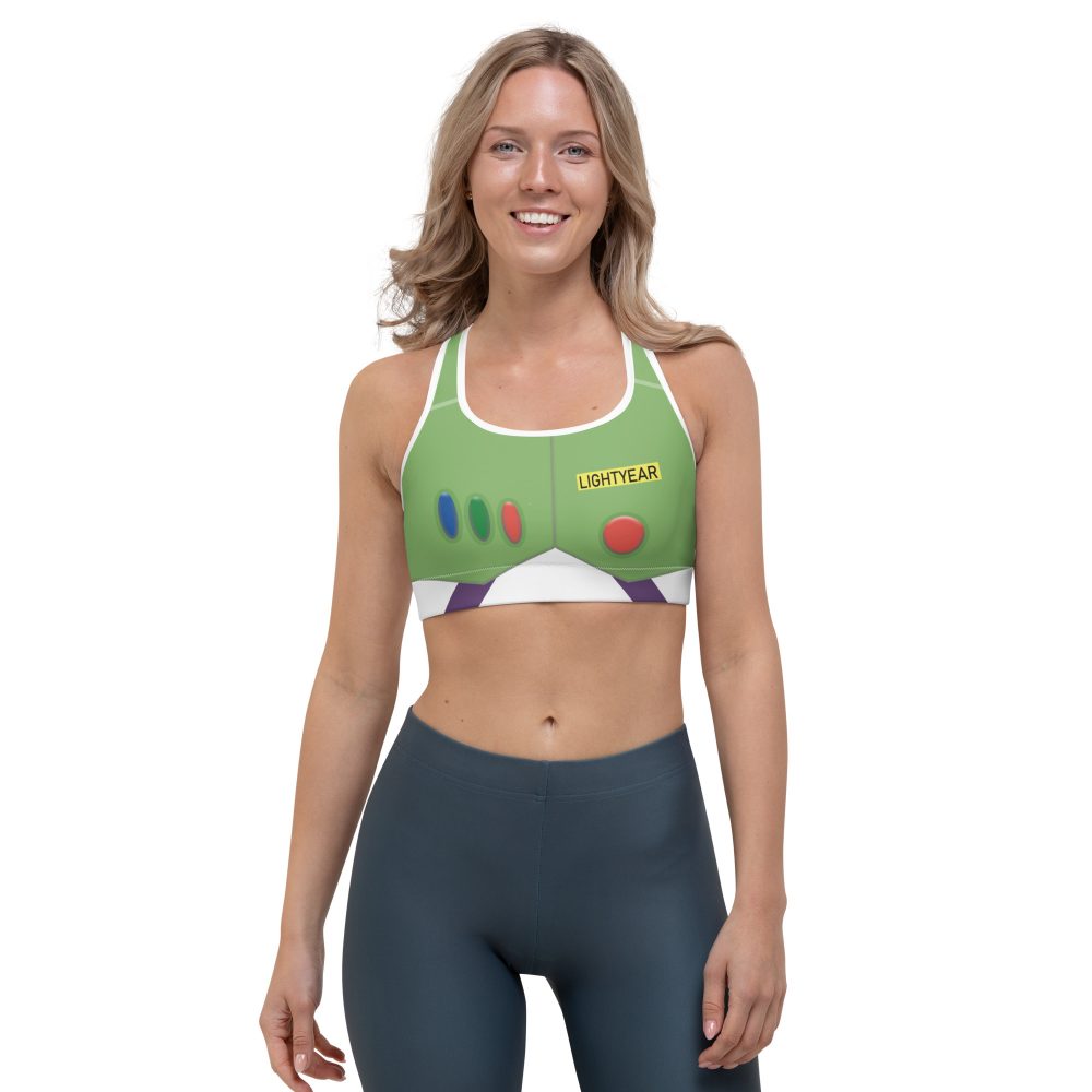 Spaceman Space Ranger Costume Sports bra