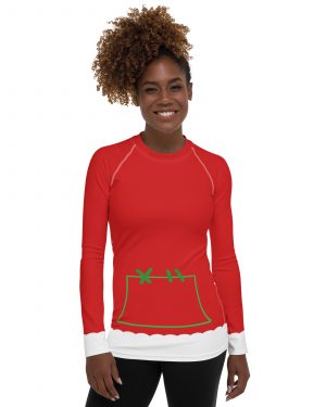 Vanellope Costume Christmas Cosplay Women’s Rash Guard