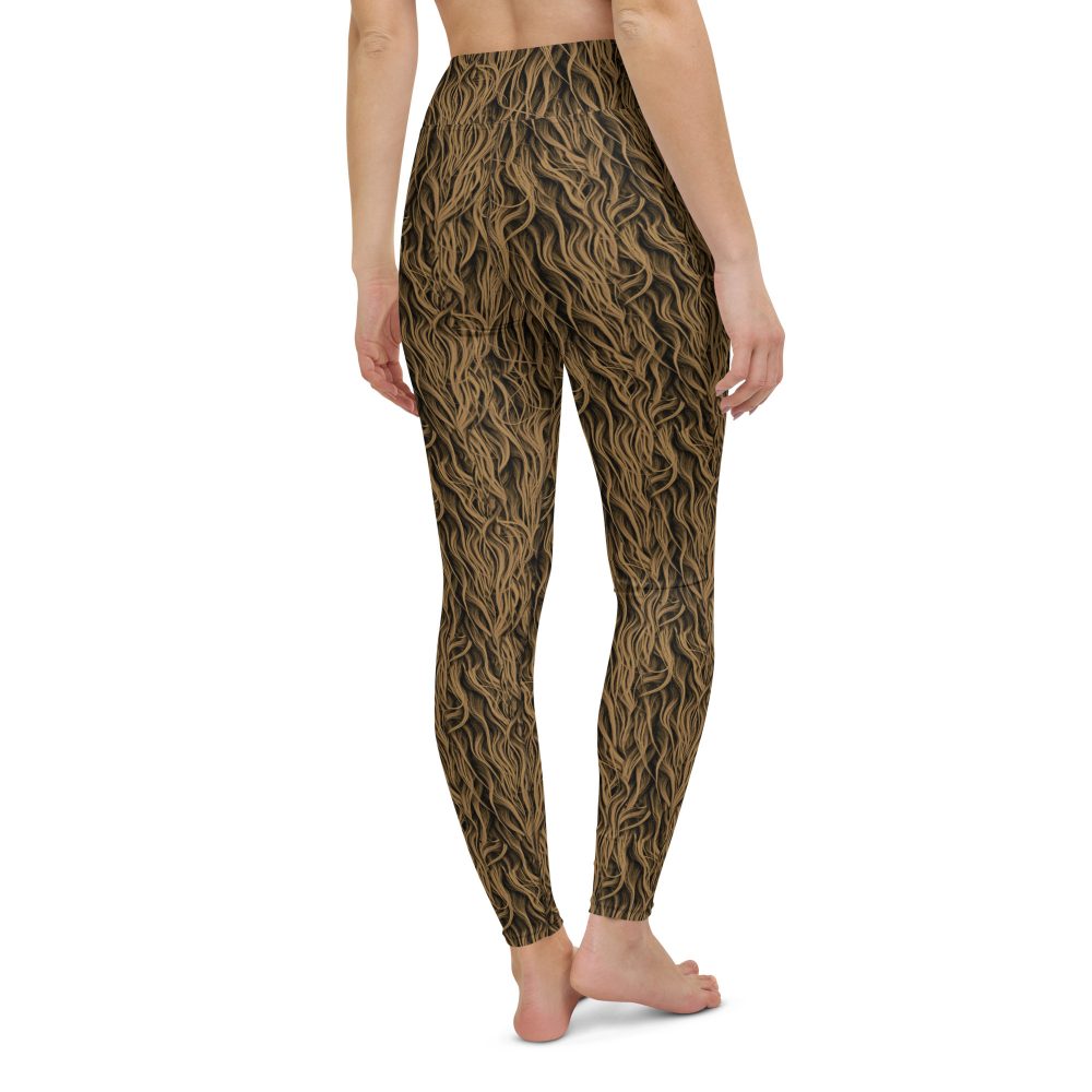 Sasquatch Big Foot Chewbacca Halloween Cosplay Costume Yoga Leggings - Image 6