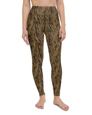 Sasquatch Big Foot Chewbacca Halloween Cosplay Costume Yoga Leggings