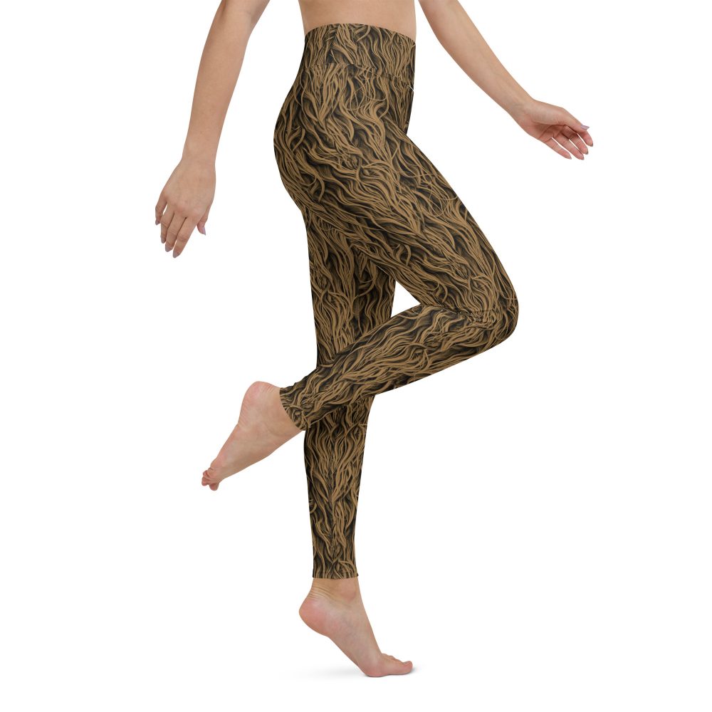 Sasquatch Big Foot Chewbacca Halloween Cosplay Costume Yoga Leggings - Image 4