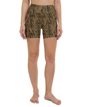 Sasquatch Big Foot Chewbacca Halloween Cosplay Costume Yoga Shorts