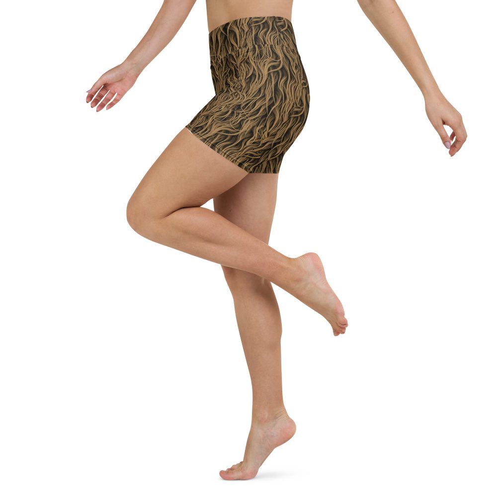 Sasquatch Big Foot Chewbacca Halloween Cosplay Costume Yoga Shorts - Image 2