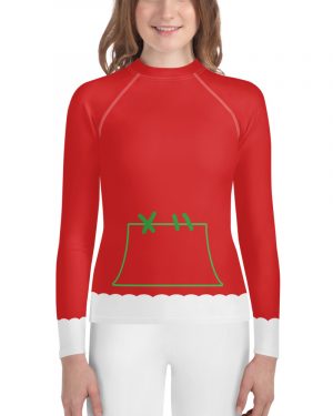 Vanellope Costume Christmas Cosplay Youth Rash Guard