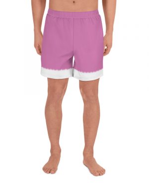 Pink Santa Claus Christmas Costume Men’s Athletic Shorts