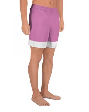 Pink Santa Claus Christmas Costume Men’s Athletic Shorts