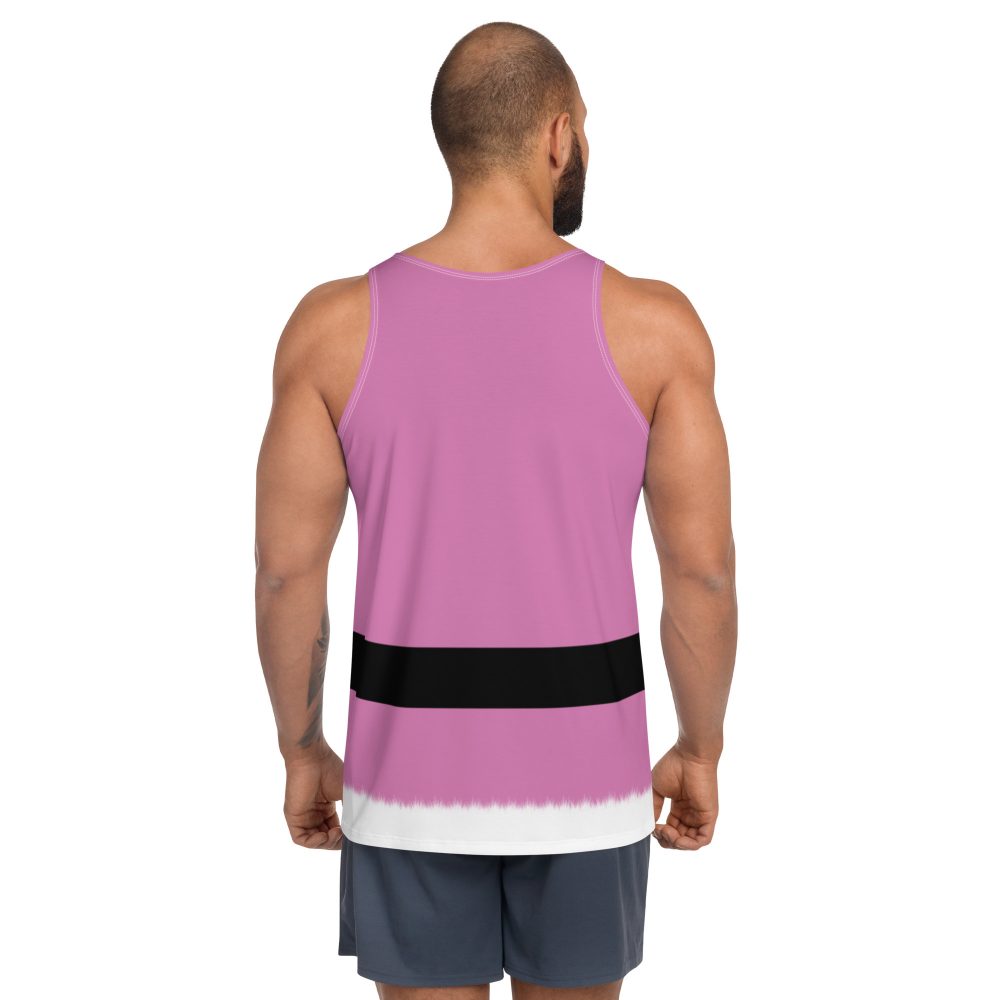 Pink Santa Claus Christmas Costume Unisex Tank Top - Image 6