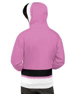 Pink Santa Claus Christmas Costume Unisex Hoodie