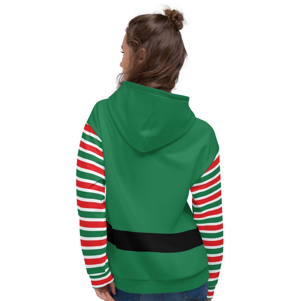 Christmas Elf Costume Unisex Hoodie - Image 5