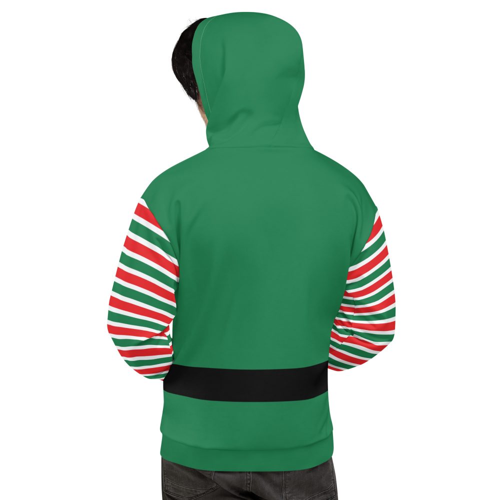 Christmas Elf Costume Unisex Hoodie - Image 6