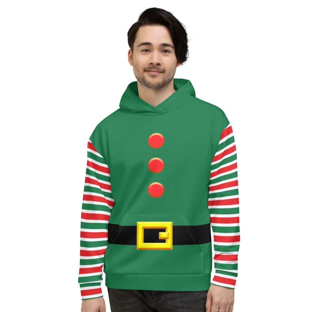 Christmas Elf Costume Unisex Hoodie