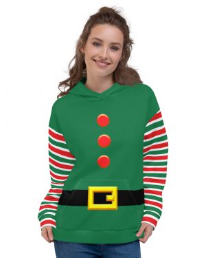 Christmas Elf Costume Unisex Hoodie