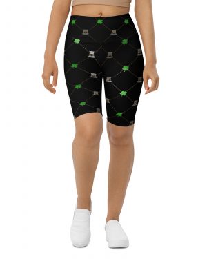 Shamrock Clover St. Patrick’s Day Bike Shorts