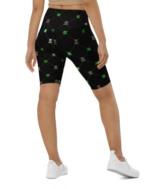 Shamrock Clover St. Patrick’s Day Bike Shorts