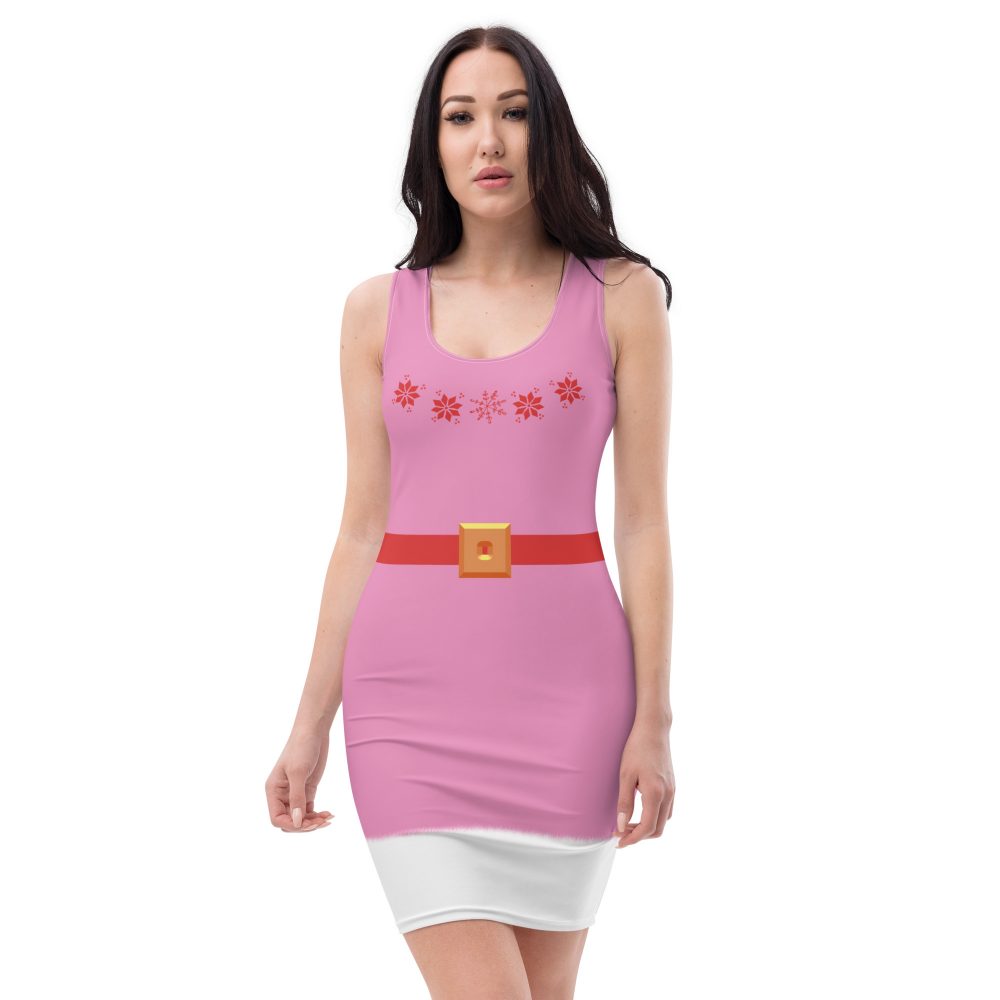 Jovie The Elf Costume Fitted Bodycon Dress