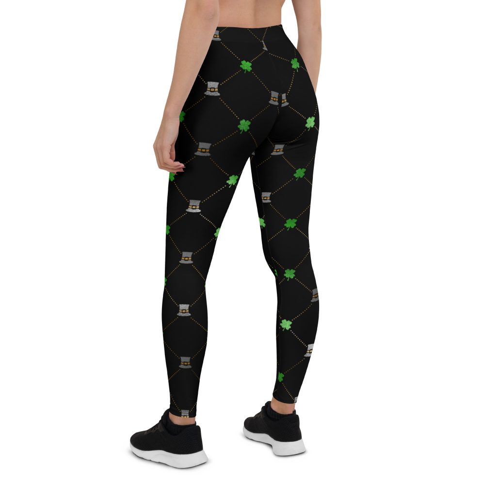 Shamrock Clover St. Patrick’s Day Leggings - Image 2