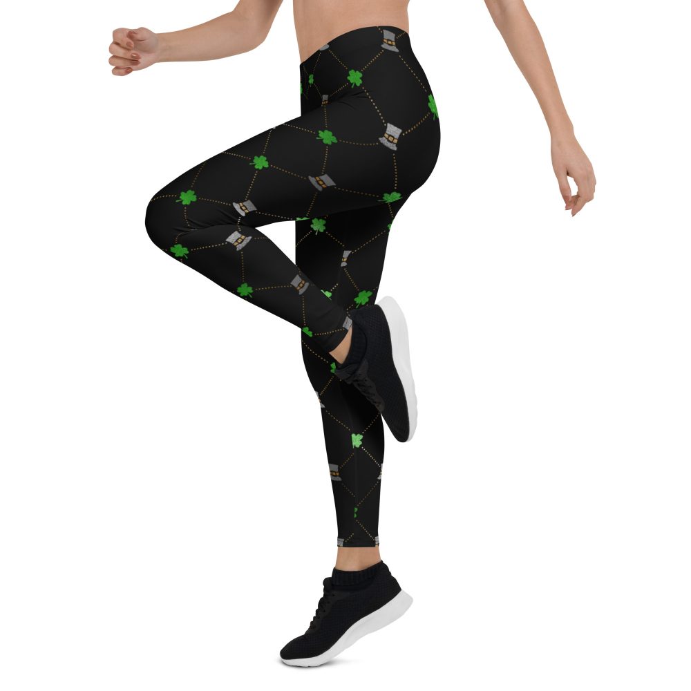 Shamrock Clover St. Patrick’s Day Leggings - Image 4