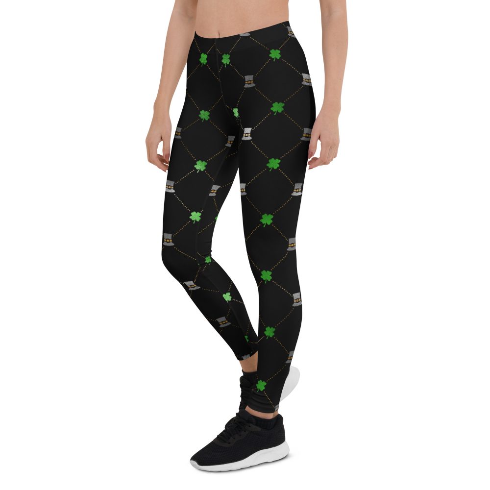 Shamrock Clover St. Patrick’s Day Leggings - Image 3