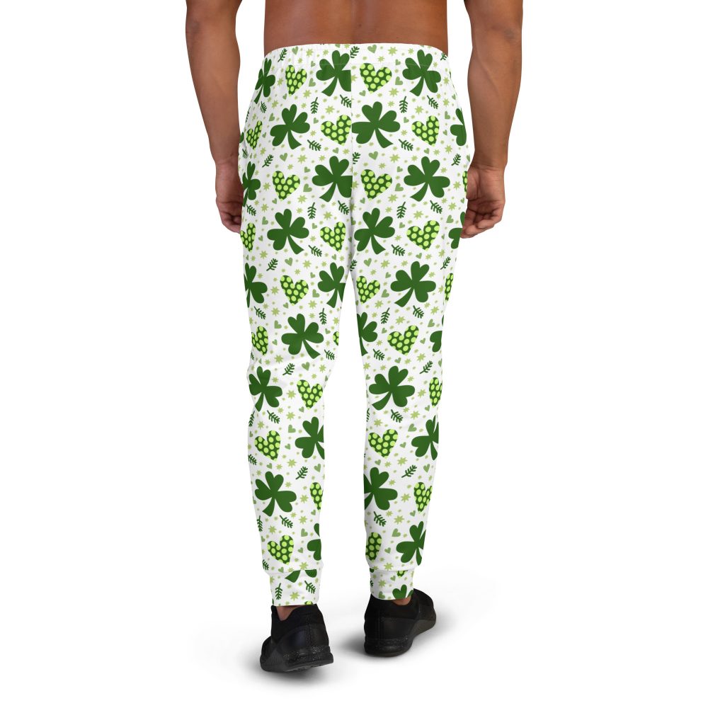 St Patrick's Day Irish Shamrock Clover Men's Joggers - Image 4