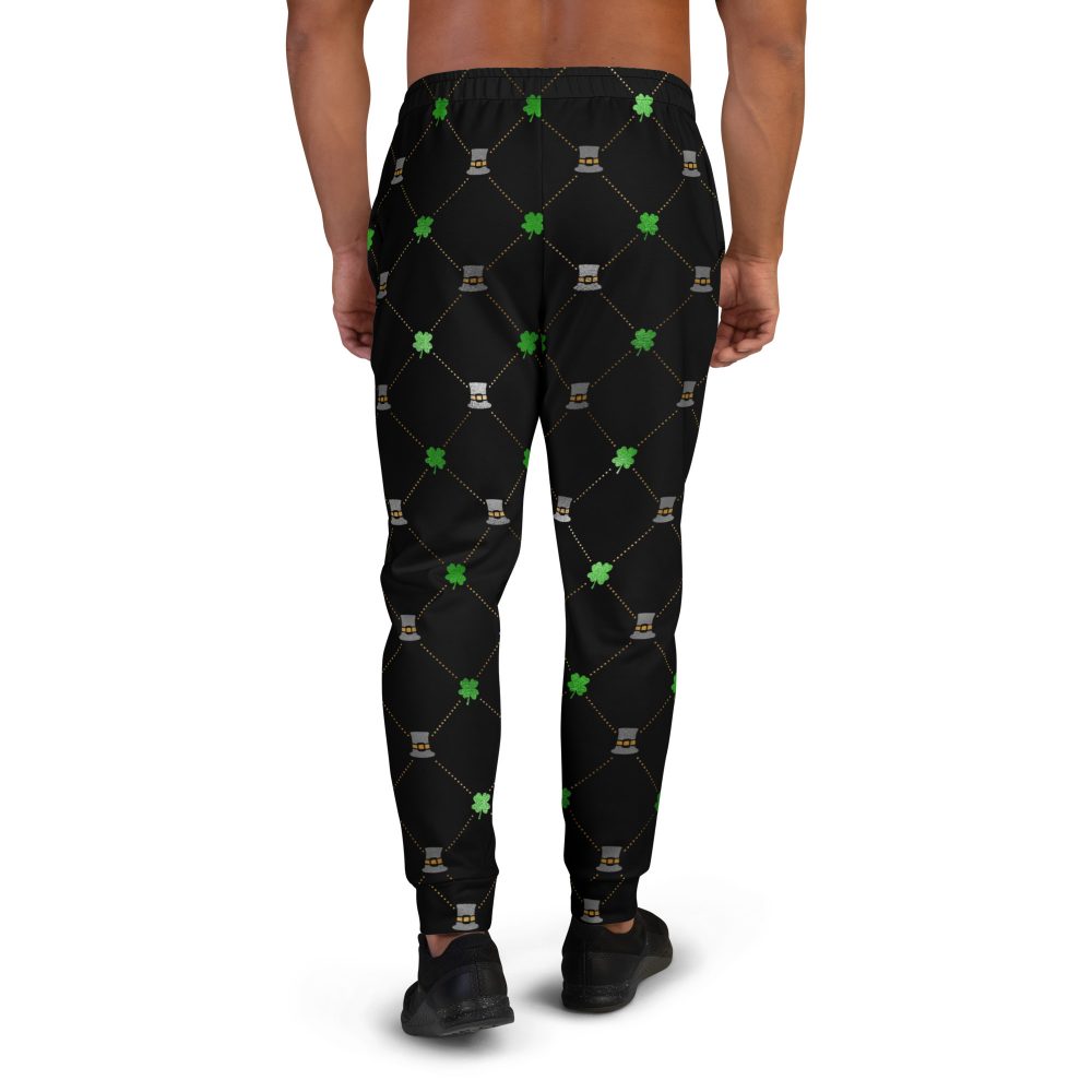 Shamrock Clover St. Patrick's Day Men's Joggers - Image 4