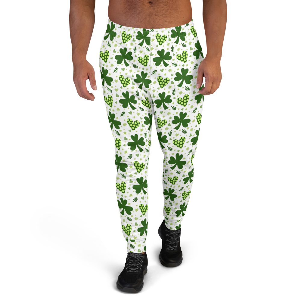 St Patrick's Day Irish Shamrock Clover Men's Joggers