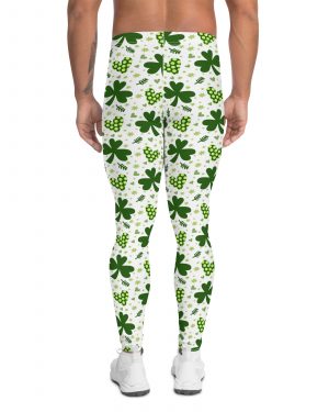 St Patrick’s Day Irish Shamrock Clover Men’s Leggings