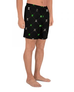 Shamrock Clover St. Patrick’s Day Men’s Athletic Shorts