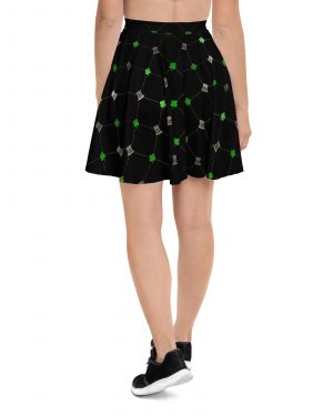 Shamrock Clover St. Patrick’s Day Skater Skirt