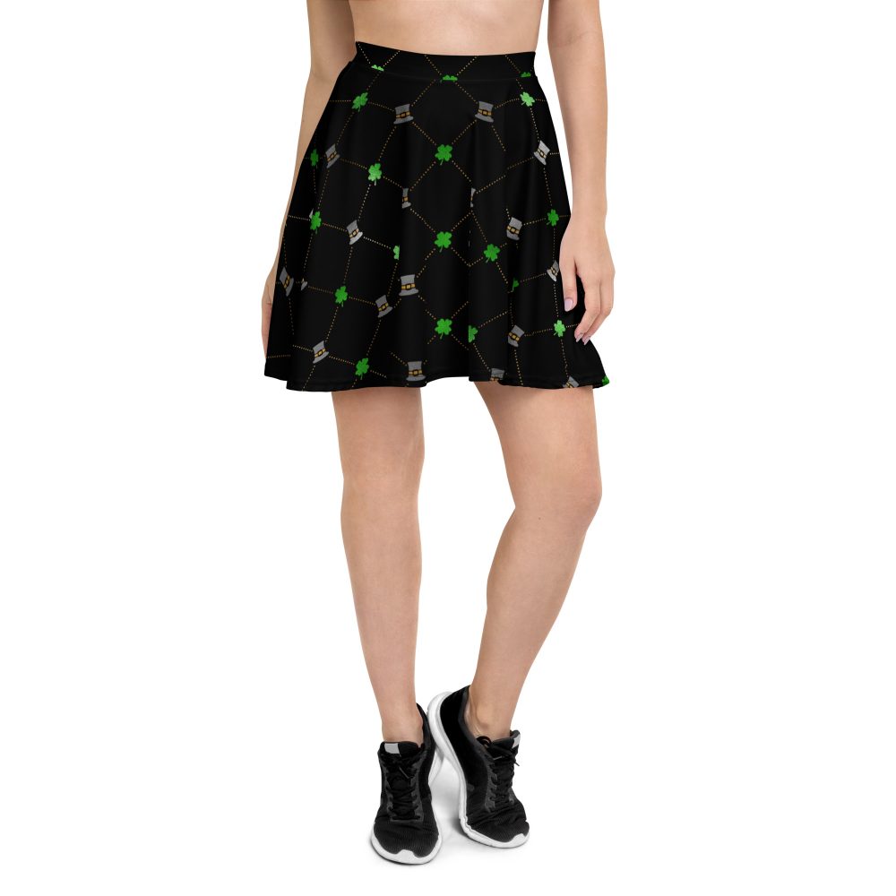 Shamrock Clover St. Patrick’s Day Skater Skirt