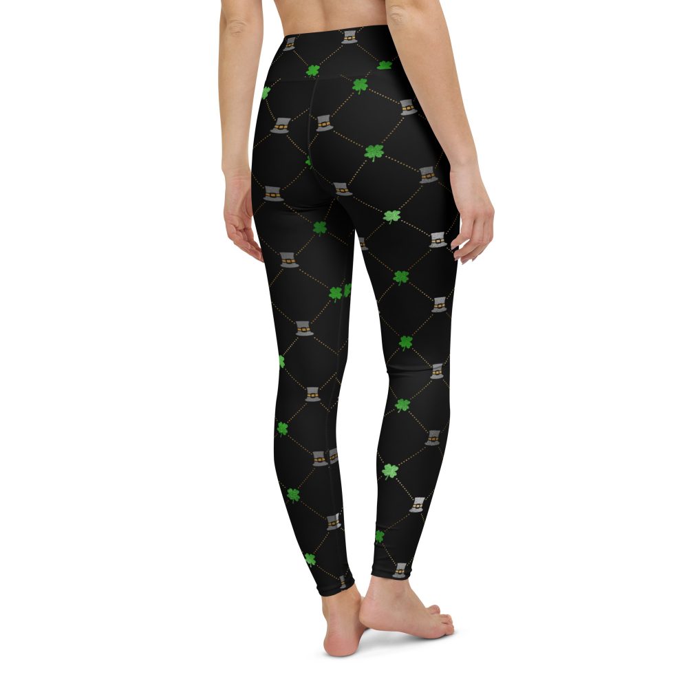 Shamrock Clover St. Patrick’s Day Yoga Leggings - Image 10